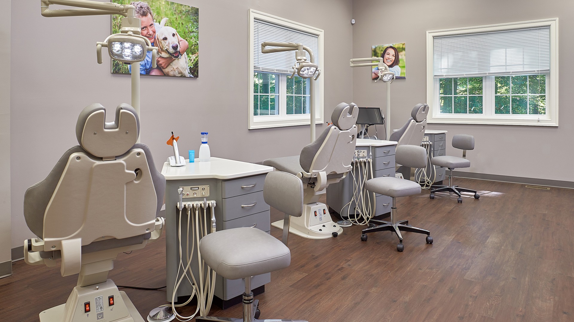 Picture of the clinical area, Mongiovi Orthodontics, Orthodontists in West Chester PA, Orthodontists in Wilmington DE, Orthodontists in Kennett Square, Orthodontists in Chadds Ford